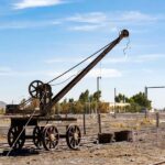 جرثقیل ریلی قدیمی