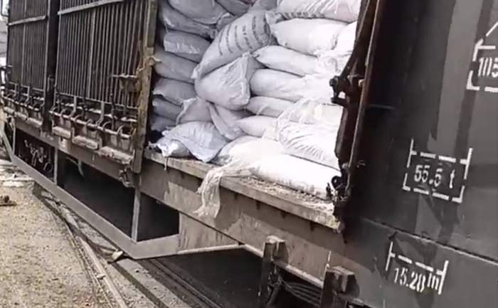 جابجایی ریلی ۲۲۷۶ تن کالا در جنوب